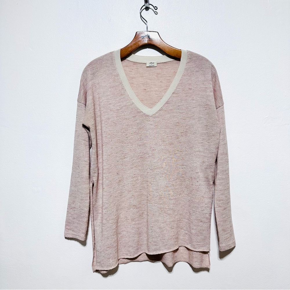 Wilfred blush Pink Sherbrooke Light Oversized Tunic Sweater Sweater Sz Small